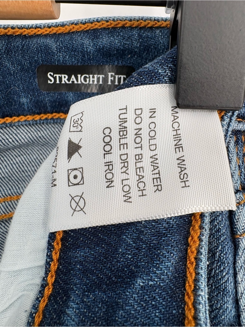 Judy Blue High Rise Straight Jeans Size 5/27 Dark Wash Center Seam - Picture 12 of 12